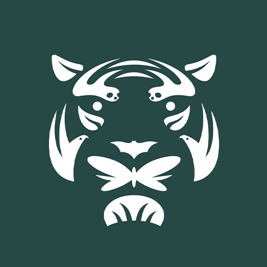 Fierce tiger head logo icon. Wild bengal cat vector illustration. Wildlife  animal brand symbol. Stock Vector | Adobe Stock