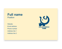 business card preview